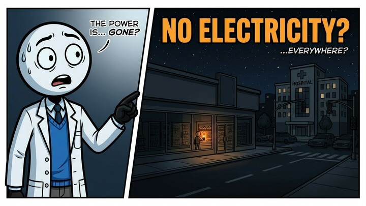 What If Electricity Suddenly Disappeared?