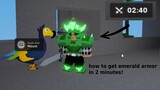 How to Get Emerald Armor in 2 Minutes! (Roblox Bedwars)