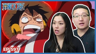 LUFFY VS CAESAR CLOWN | One Piece Episode 597 Couples Reaction & Discussion