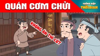QUÁN CƠM CHỬI - Thông điệp thời gian - PHIM HOẠT HÌNH  - TRUYỆN CỔ TÍCH -  KHOẢNH KHẮC KỲ DIỆU