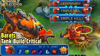 Barats Tank Critical Build Full Gameplay - Mobile Legends Bang Bang