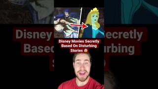 DISNEY MOVIES SECRETLY BASED ON DISTURBING STORIES!! #Shorts