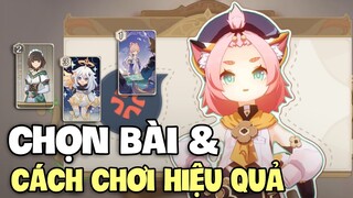 Cách chơi Thất Thánh Triệu Hồi hiệu quả - Chọn thẻ nhân vật và thẻ hỗ trợ | Genshin Impact