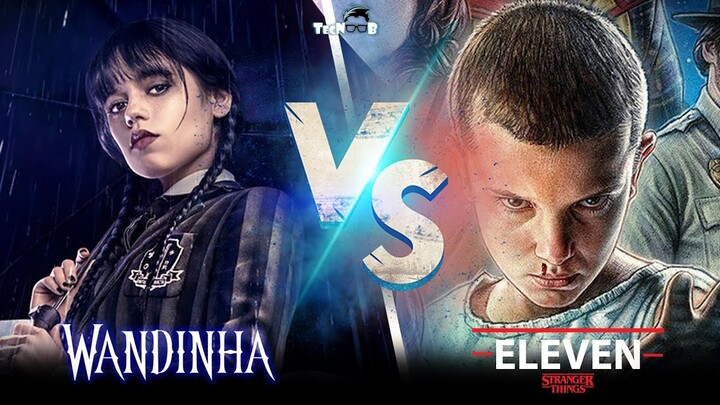 Wandinha Vs Eleven / Onze ( Stranger Things) [BATALHA DE RAP] - TecNoob