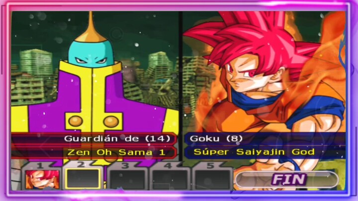Guardian Zeno 1 VS Goku SSJ God - DB MOD ANDROID GAMEPLAY