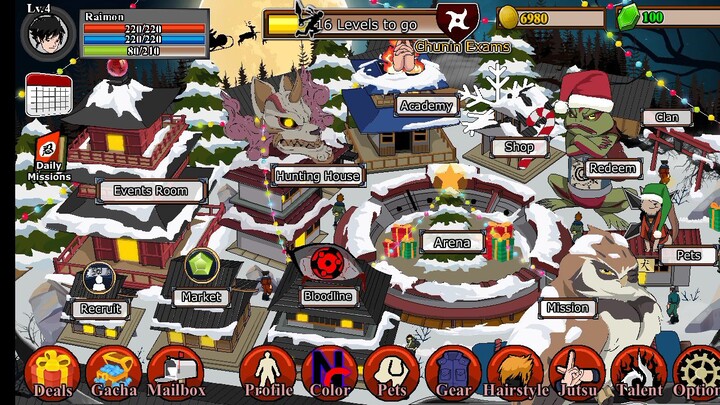 MAIN SHINOBI WARFARE (ORIOKE NO JUTSU LITE VERSION!, NUNCHAKU, OFFLINE BATTLE)