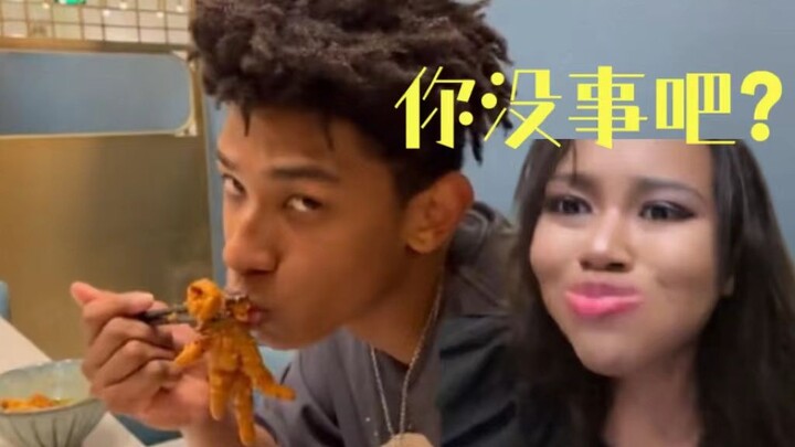 A tough guy acting cute? This is truly airing our dirty laundry! I'm sorry, everyone!