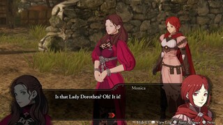 Dorothea & Monica Level C Support Conversation - Fire Emblem Warriors: Three Hopes (DEMO)