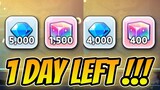 1 DAY LEFT to CLAIM CRYSTALS & Rainbow Cubes!
