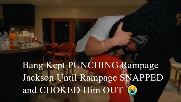 Bang Kept PUNCHING Rampage  Jackson Until Rampage SNAPPED  and CHOKED Him OUT 😭