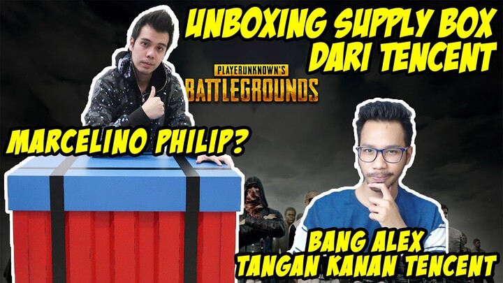 UNBOXING SUPPLY BOX SENILAI 100 JT DARI TENCENT! GIVEAWAY 5250 UC - PUBG MOBILE INDONESIA