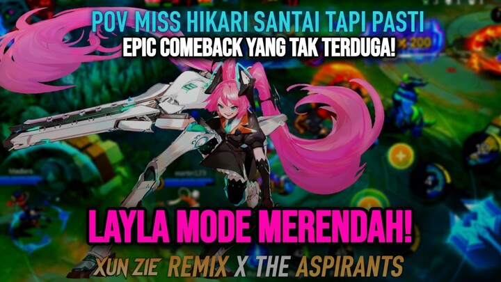POV LAYLA MISS HIKARI MODE MERENDAH! SANTAI TAPI PASTI! - [XUN ZIE REMIX X THE ASPIRANTS COVER]