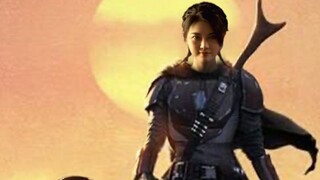 This is the right combination! Star Wars Hasbro Black Box Mandalorian + Blacksmith + Re-equipped Man