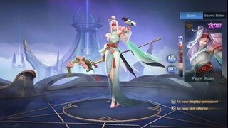 Pharsa Peony Bloom September Starlight Skin Gameplay - Mobile Legends