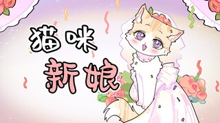 小猫：看～我也有婚纱啦～ ！