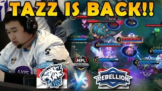 BIG MATCH DUO BIRU!! TAZZ AKHIRNYA BALIK LAGI DENGAN GUIN JUNGLER!! - RBL VS EVOS