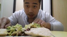 ASMR EATING SOUNDS | Mukbang - SHAWARMA AND PITA BREAD