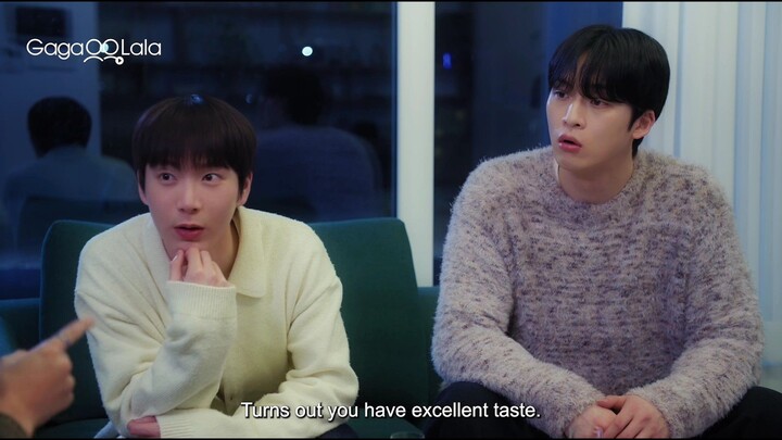 Just two boy kissers having champagne!