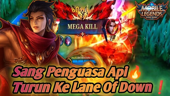 VALIR🔥 Sang Penguasa Api. Turun Ke Lane Of Down❗❗Amarah Api Yang Tak Terhentikan🔥
