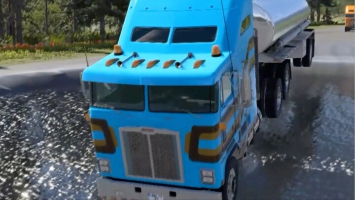 Truck vs potholes 😱🚛✨