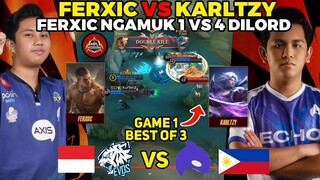 GILA FERXIC NGACENG 1 VS 5 DI LORD ‼️ INDONESIA DOMINASI FILIPIN DIBANTAI - MPLI EVOS VS ECHO GAME 1