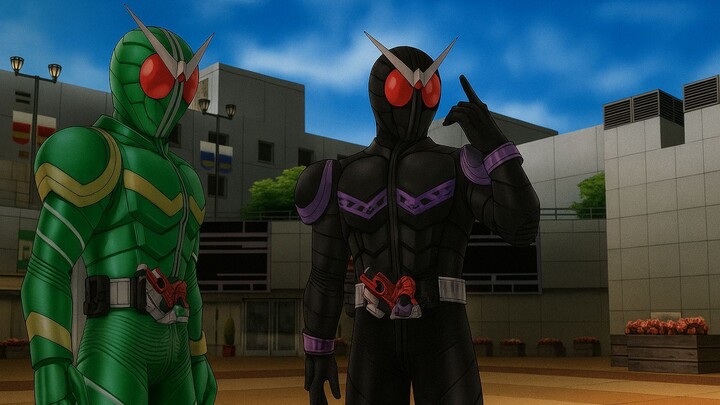 kamen rider joker & kamen rider cyclone