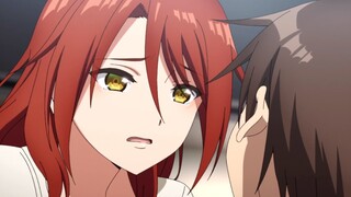 The red hair confessed to the male protagonist in public! But he already has a wife...