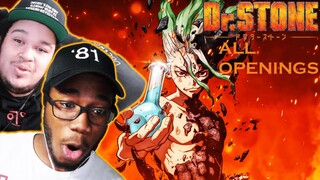 NOTHING BUT HEAT🔥 DR. STONE ALL OPENINGS BLIND REACTION