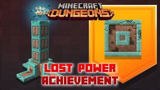Lost Power Achievement, Minecraft Dungeons