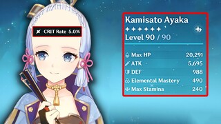 No Crit 5000 Attack Ayaka