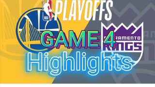 GOLDEN STATE WARRIORS VS SACRAMENTO KINGS GAME 4 HIGHLIGHTS