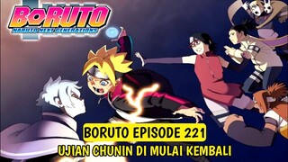 BORUTO EPISODE 221 SUB INDONESIA KAWAKI MENJADI SHINOBI KONOHA ‼