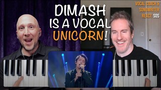 DIMASH IS A VOCAL UNICORN! Vocal Coach & Songwriter React to SOS | Song Reaction and Analysis