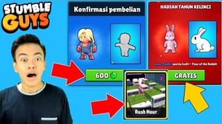 HA? BENERAN SUPER GAL DI JUAL & SKIN GRATIS KELINCI LALU COBA MAP BARU DI STUMBLE GUYS