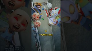 Upin Ipin Kesurupan Raja Bersiong!! Mail & Jarjit Menolong Pake Kekuatan Ultraman Ribut!! #Shorts