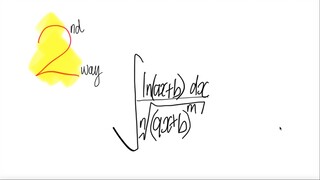 2nd way: log sq rt ∫ln(ax+b)/n√(ax+b)^m dx