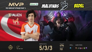 [TAGALOG] MALVINAS GAMING VS BEDEL | M3 2021 | D1 | GROUP STAGE