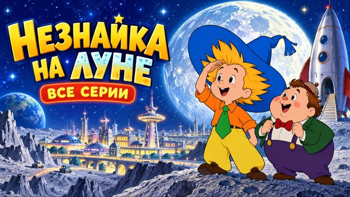Незнайка на Луне (1997-1999) Все серии