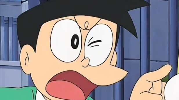 Nobita ate the gratitude candy and was warmly entertained by the girl's family #Doraemon