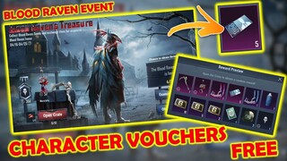 GET FREE CHARACTER VOUCHERS | BLOOD RAVEN TREASURE EVENT | PUBG MOBILE