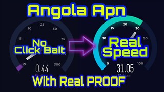 18ms ping | Angola Super Fast and Stable apn increase to 4G&5G Data&Wifi Support