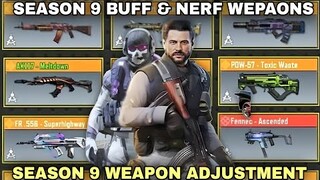 *NEW* Season 9 Confirm Buff and Nerf All Weapons Adjustment Leaks Codm 2024 | Codm Season 9 Leaks