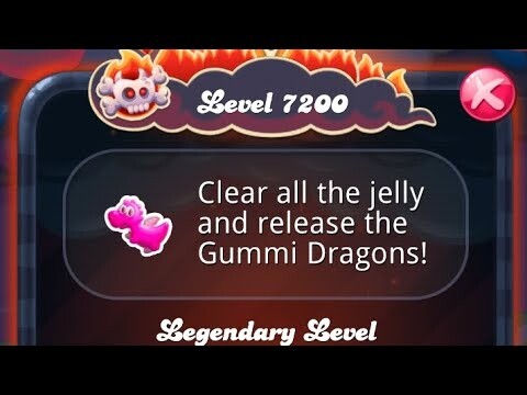 Candy Crush Saga Indonesia : Legendary Level #7200