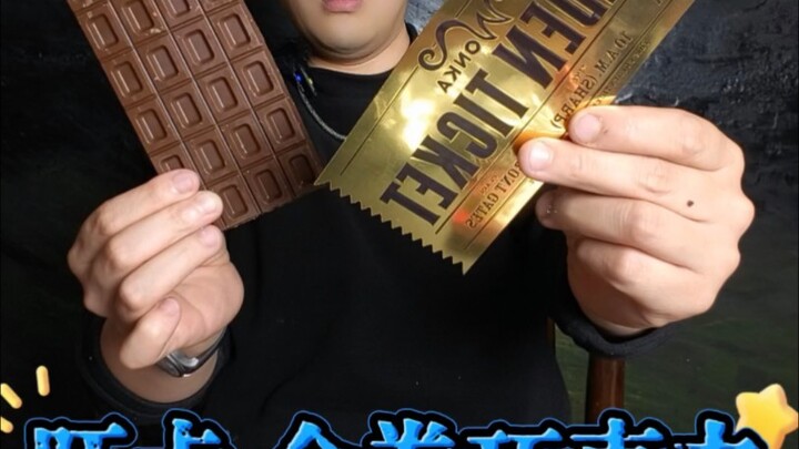 Cokelat Voucher Emas Wonka