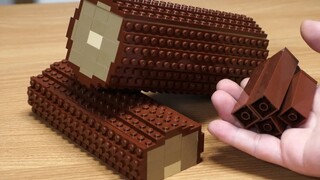 Whose world is it? Can you use golden apples with fried chicken? 【Lego stop motion animation】