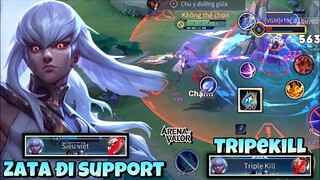 Chơi Lớn , Trùm Zata Pick Zata Đi Support Có Ngày Tripekill Khiến Team Bạn Thì Nhau Dí !!!