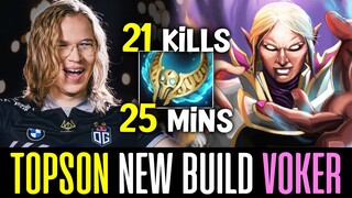 Topson INVOKER Farming Heroes - 21 KILLS in just 25 Minutes Game