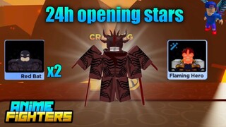 After 24h of opening stars (crafting shiny mythic Chainsaw Demon) |Roblox| Anime Fighters Simulator