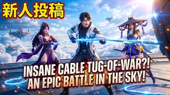 【新人投稿】INSANE CABLE TUG-OF-WAR?! AN EPIC BATTLE IN THE SKY!