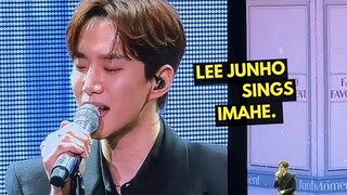 Lee Junho sings tagalog song Imahe by magnus haven